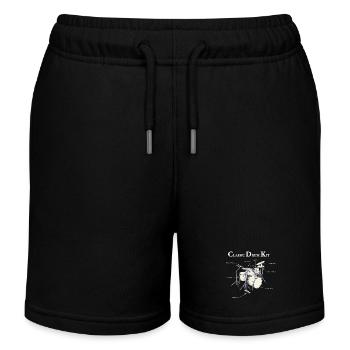 Klassisches Trommeldiagramm - Kinder Organic Joggingshorts Mini Bolter von Stanley/Stella - Schwarz - Vorne