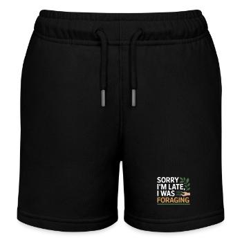 Certified Clinical Forager Botanical Expert Gear  - Kids Organic Sweat Shorts by Stanley/Stella - black - Front