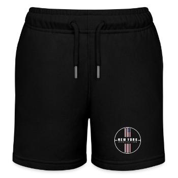 Coordonnées de New York - Short de jogging enfant bio Stanley/Stella - noir - Devant