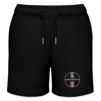 San Francisco Koordinaten - Kinder Organic Joggingshorts Mini Bolter von Stanley/Stella - Schwarz - Vorne