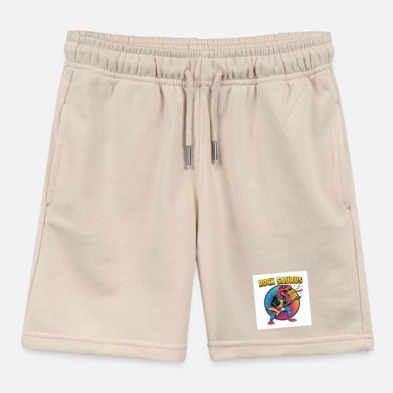 Rock Saurus Gitarrenheld Kinder Organic Joggingshorts Mini Bolter von Stanley/Stella