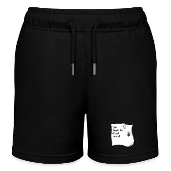 Notizzettel – Hier könnte Ihr Spruch stehen  - Kinder Organic Joggingshorts Mini Bolter von Stanley/Stella - Schwarz - Vorne