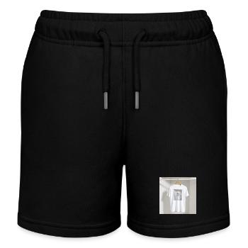 Framed Reflection Tee - Kids Organic Sweat Shorts by Stanley/Stella - black - Front