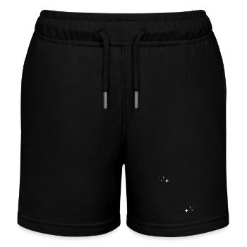 Étoiles Paillettes - Short de jogging enfant bio Stanley/Stella - noir - Devant