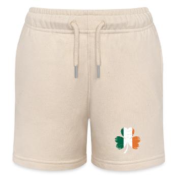 Irish Pride - Kids Organic Sweat Shorts by Stanley/Stella - soft Ecru - Front