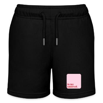 Love Wonderful - Kids Organic Sweat Shorts by Stanley/Stella - black - Front