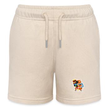 Capybara 1. Schultag | Einschulung Kinder - Kinder Organic Joggingshorts Mini Bolter von Stanley/Stella - Natur - Vorne