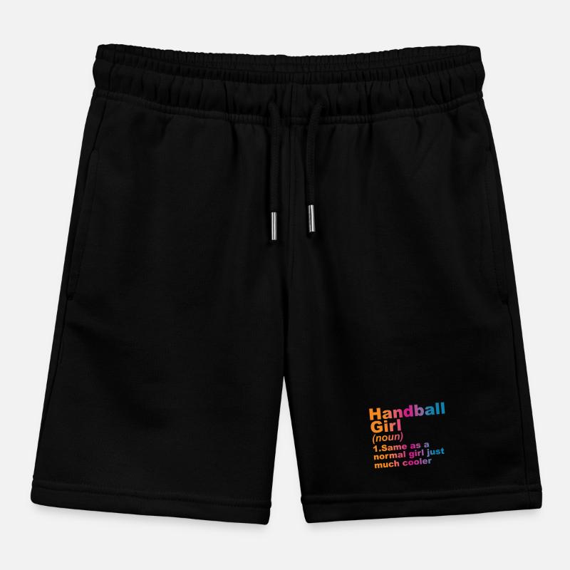 Handball player Kids Organic Sweat Shorts by Stanley/Stella