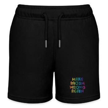 Rendre le racisme faux - Short de jogging enfant bio Stanley/Stella - noir - Devant