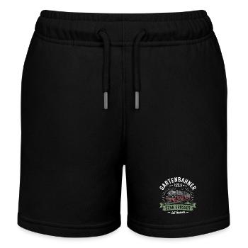 Gartenbahn Eisenbahn Garten Spur G Modelleisenbahn - Kinder Organic Joggingshorts Mini Bolter von Stanley/Stella - Schwarz - Vorne