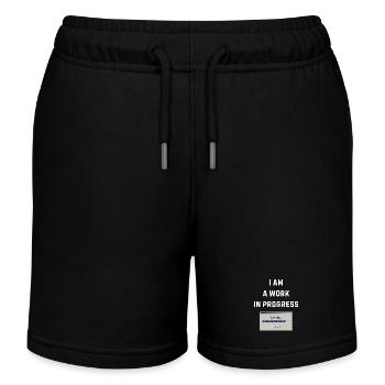 Work in progress – Loading bar - Kids Organic Sweat Shorts by Stanley/Stella - black - Front