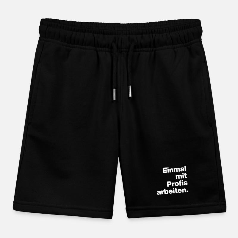 EINMAL MIT PROFIS ARBEITEN. SARKASMUS, FRECH AZUBI Kinder Organic Joggingshorts Mini Bolter von Stanley/Stella