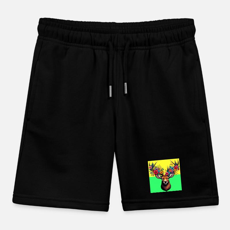 Deer Kids Organic Sweat Shorts by Stanley/Stella