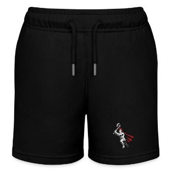 Guerrier Spartiate Hache Mascotte Spartan Axeman - Short de jogging enfant bio Stanley/Stella - noir - Devant