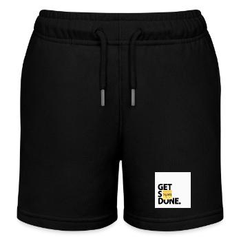 Get Stuff Done Monday Lustiges Büro Poster - Kinder Organic Joggingshorts Mini Bolter von Stanley/Stella - Schwarz - Vorne