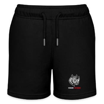 Rhino MMA Traning Sportbekleidung - Kinder Organic Joggingshorts Mini Bolter von Stanley/Stella - Schwarz - Vorne