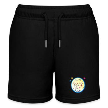 Kita Kind - Kids Organic Sweat Shorts by Stanley/Stella - black - Front