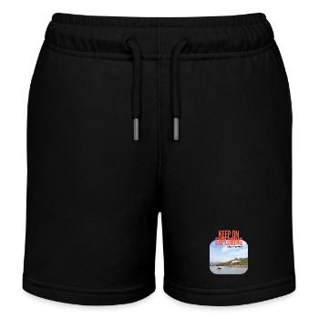 Continuez à explorer – Voyagez au Palais d’Été en Chine - Short de jogging enfant bio Stanley/Stella - noir - Devant