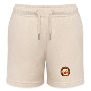 Kuscheliger Igel mit Herz - Kinder Organic Joggingshorts Mini Bolter von Stanley/Stella - Natur - Vorne