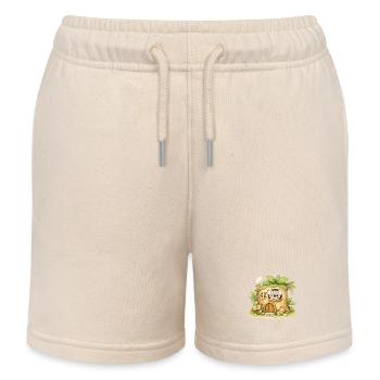 Waldhaus Koala Abenteuer - Kinder Organic Joggingshorts Mini Bolter von Stanley/Stella - Natur - Vorne