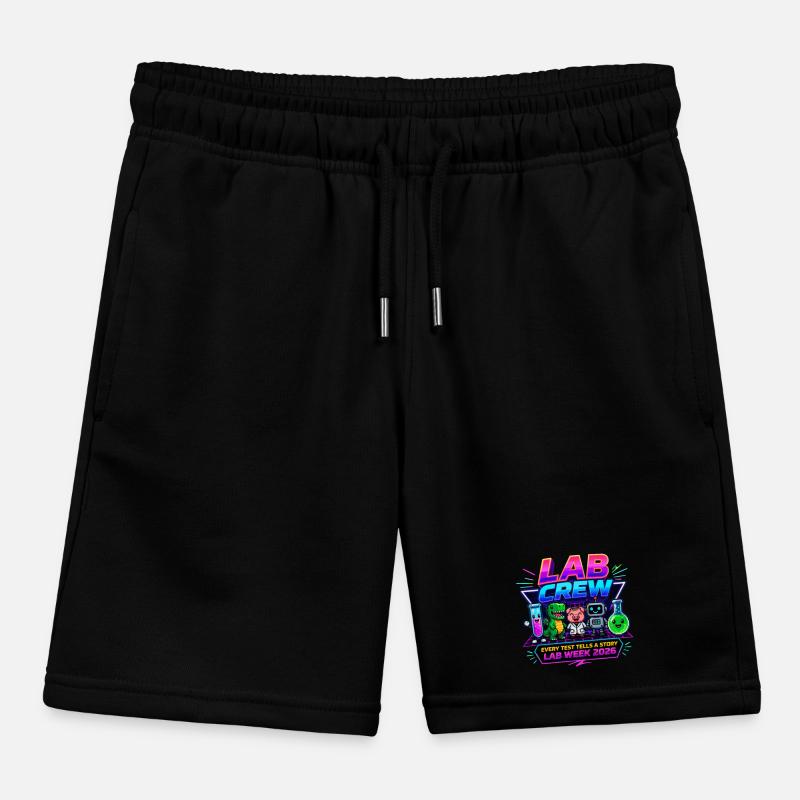 Lab Crew 2026: Comic Strip Lab Team Kinder Organic Joggingshorts Mini Bolter von Stanley/Stella