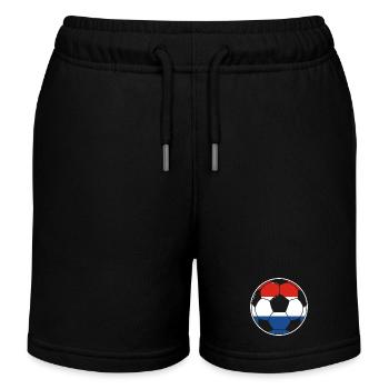 Fußballmannschaft Niederlande - Kinder Organic Joggingshorts Mini Bolter von Stanley/Stella - Schwarz - Vorne