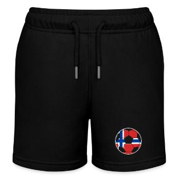 Fußballverein Norwegen - Kinder Organic Joggingshorts Mini Bolter von Stanley/Stella - Schwarz - Vorne