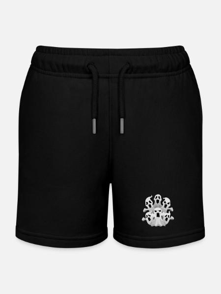 Ghost Pack - Short de jogging enfant bio Stanley/Stella - noir