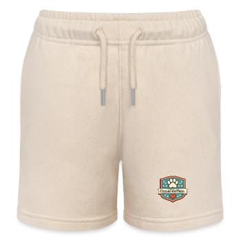 Chaos auf vier Pfoten - Kinder Organic Joggingshorts Mini Bolter von Stanley/Stella - Natur - Vorne