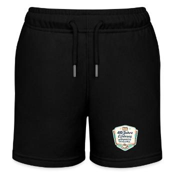 40 Jahre Erfahrung im Erwachsenen-Vortäuschen - Kinder Organic Joggingshorts Mini Bolter von Stanley/Stella - Schwarz - Vorne