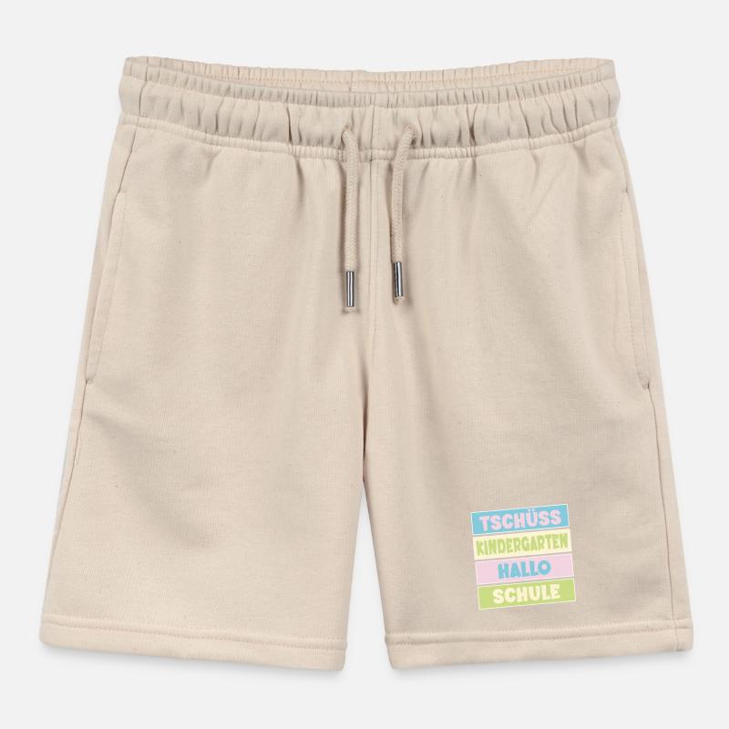 Abschied Kindergarten Einschulung Kinder Organic Joggingshorts Mini Bolter von Stanley/Stella