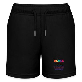 Besten Freund Kollegen Spruch Dankeschön Geschenk - Kinder Organic Joggingshorts Mini Bolter von Stanley/Stella - Schwarz - Vorne