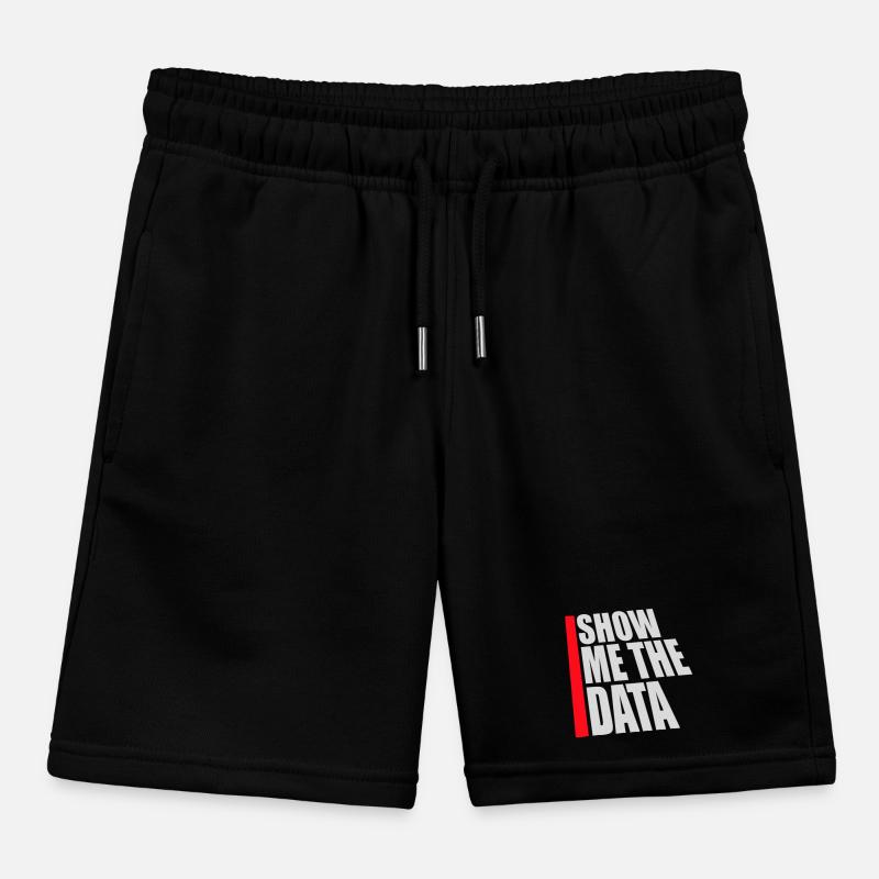 Show Me The Data Lustig Nerd Analyst Sarkastisch Kinder Organic Joggingshorts Mini Bolter von Stanley/Stella