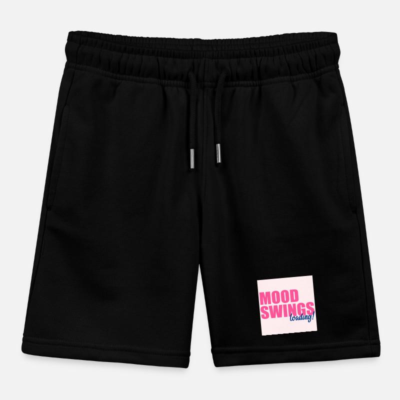 Mood Swings Loading Kids Organic Sweat Shorts by Stanley/Stella
