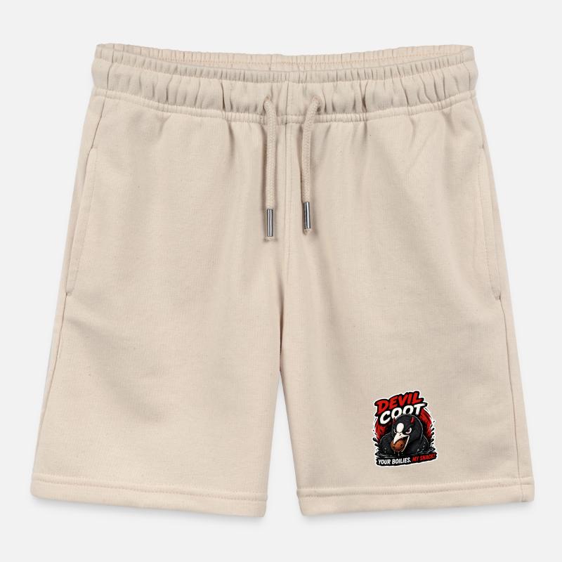 Conception drôle de pêche à la carpe Devil Coud Short de jogging enfant bio Stanley/Stella