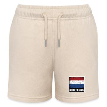 Dutch Flag | Vintage Made In The Netherlands Gift  - Short de jogging enfant bio Stanley/Stella - écru doux - Devant