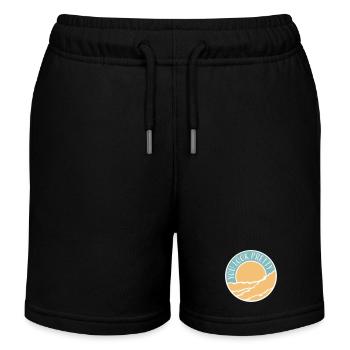 You Look Pretty Lustig Komplement Selbstliebe Logo - Kinder Organic Joggingshorts Mini Bolter von Stanley/Stella - Schwarz - Vorne