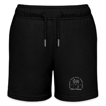 Kaufen Sie lokale Unterstützung für ethisches Einkaufen - Kinder Organic Joggingshorts Mini Bolter von Stanley/Stella - Schwarz - Vorne