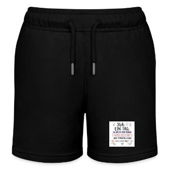 JGA Episch: Tag voller Erinnerungen - Kinder Organic Joggingshorts Mini Bolter von Stanley/Stella - Schwarz - Vorne