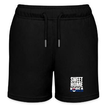 Sweet Home Korea – Südkoreanische Flagge - Kinder Organic Joggingshorts Mini Bolter von Stanley/Stella - Schwarz - Vorne