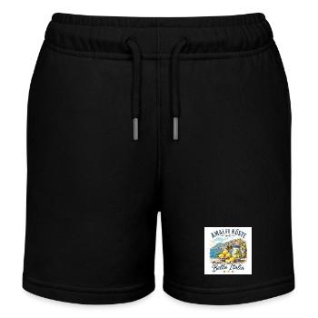 Amalfi - Kinder Organic Joggingshorts Mini Bolter von Stanley/Stella - Schwarz - Vorne