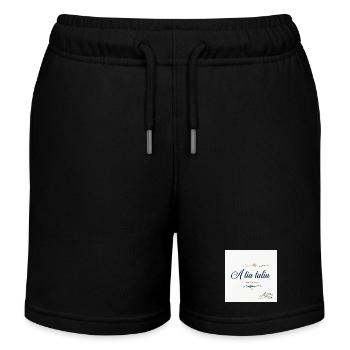Dialetto siciliano - Kids Organic Sweat Shorts by Stanley/Stella - black - Front