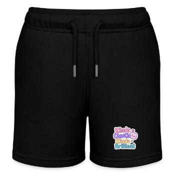 Un peu chaotique, plutôt brillant - Short de jogging enfant bio Stanley/Stella - noir - Devant