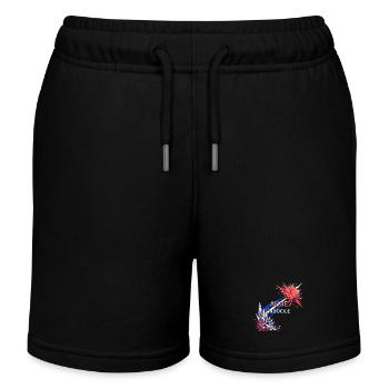 Aube Indocile Éclat Cristal - Short de jogging enfant bio Stanley/Stella - noir - Devant