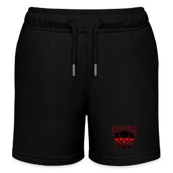 Dreifacher Totenkopf Gothic - Kinder Organic Joggingshorts Mini Bolter von Stanley/Stella - Schwarz - Vorne
