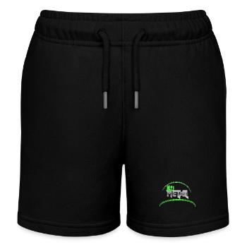 Nu Metal Toxic Green Cap Edition - Kinder Organic Joggingshorts Mini Bolter von Stanley/Stella - Schwarz - Vorne