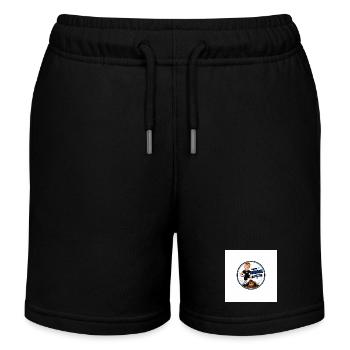 Kleiner Murmel Große Träume - Kinder Organic Joggingshorts Mini Bolter von Stanley/Stella - Schwarz - Vorne