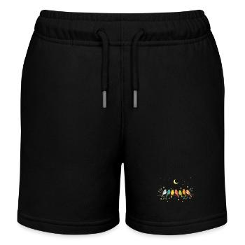 Vogelbeobachter-Shirt Süßes Vogel-Vogelliebhaber-Geschenk - Kinder Organic Joggingshorts Mini Bolter von Stanley/Stella - Schwarz - Vorne