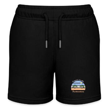 Frequent Traveler Fuerteventura Retro - Kids Organic Sweat Shorts by Stanley/Stella - black - Front
