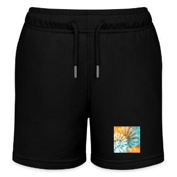 Balearic Islands Tie-Dye - Kids Organic Sweat Shorts by Stanley/Stella - black - Front